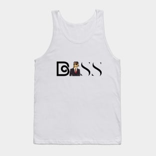 BOSS WORD WITH COOL TIGER Tank Top